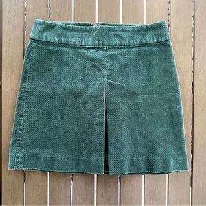 ANN TAYLOR LOFT PETITES CORDUROY PLEATED MINI SKIRT!!